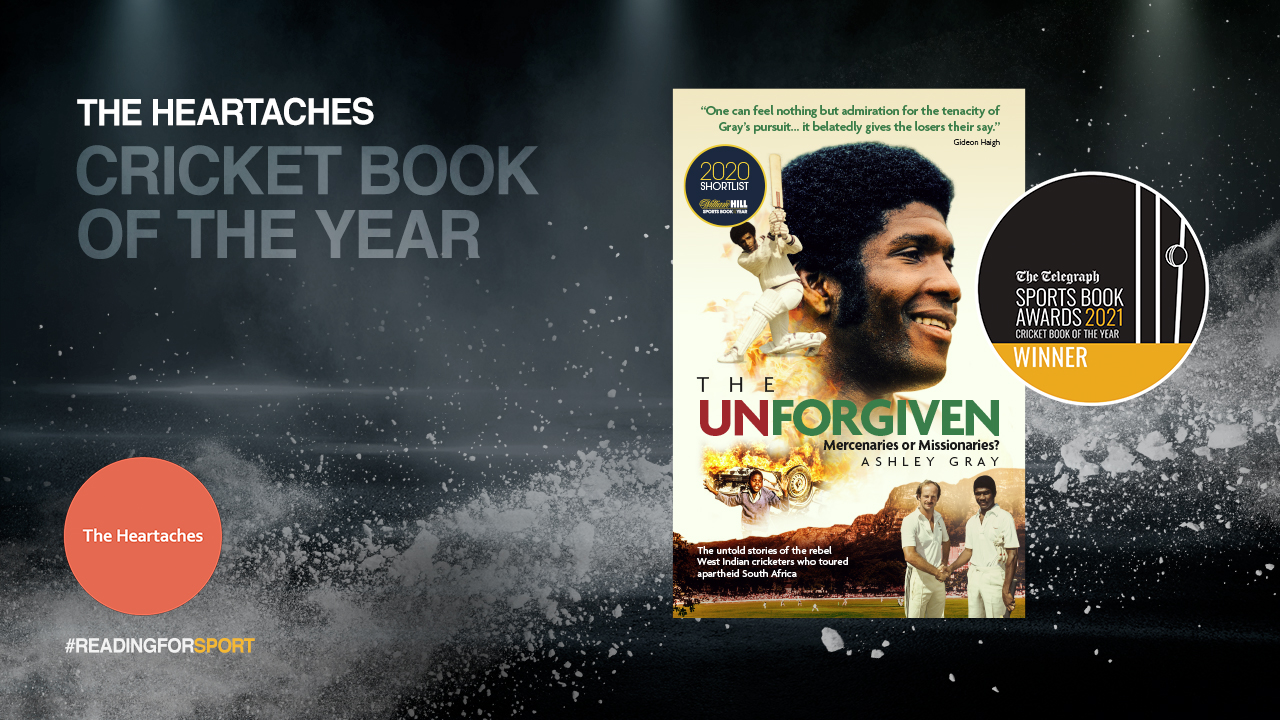 THE UNFORGIVEN WINS BEST CRICKET BOOK AWARD