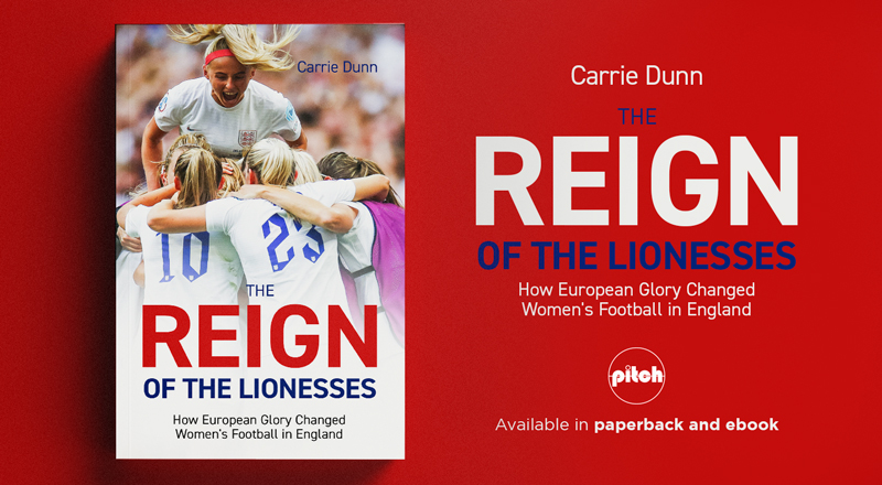 After another fantastic summer of football from England's Lionesses, author Carrie Dunn marks the publication of her new book with a series of signings.